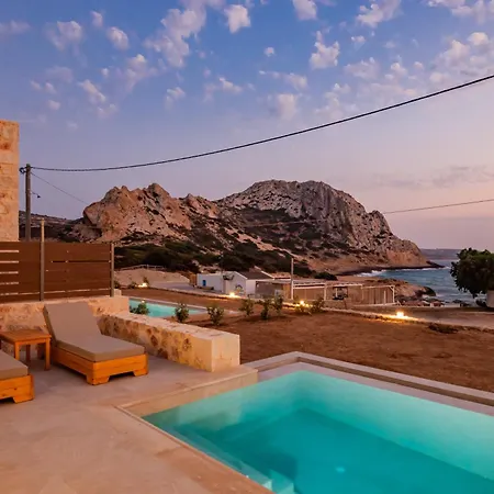 Anemone Beachfront Private Pool - Karpathos Villa Arkasa